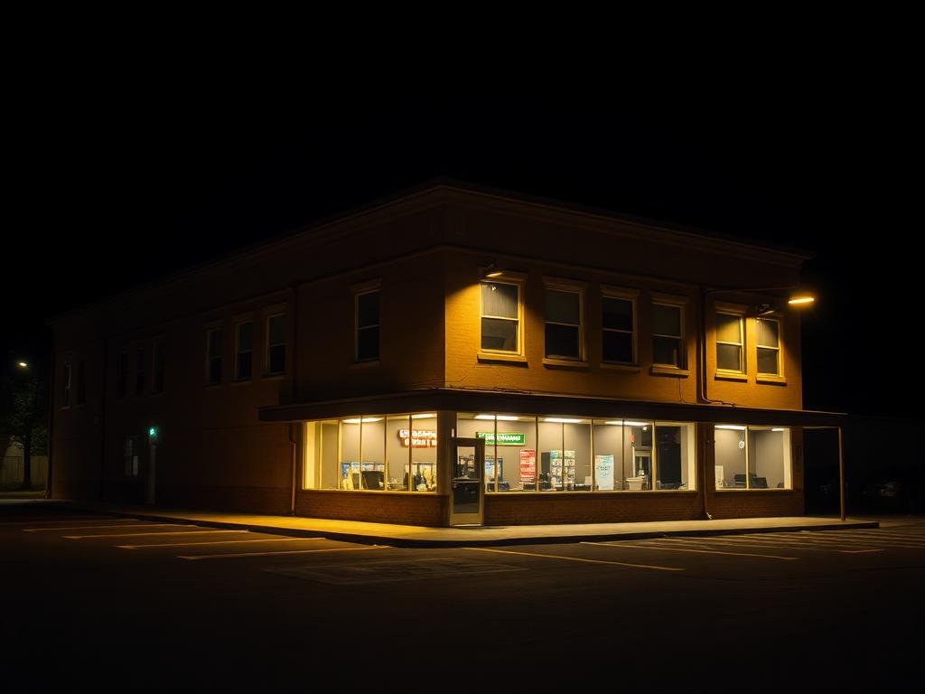 Exterior Lighting Upgrade before